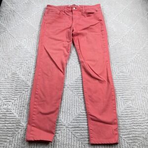 Joe's Jeans Skinny Pants Men's W32 Coral Pink Stretch Preppy USA Punk Quirky
